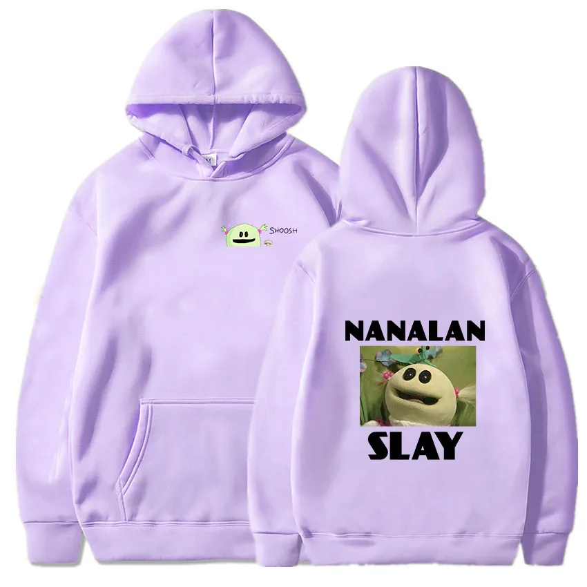 Nanalan Slay Hoodies for Men Women Casual Oversized Sweatshirts Hip Hop Fashion Jacket Clothes Streetwear Original Long Sleeve