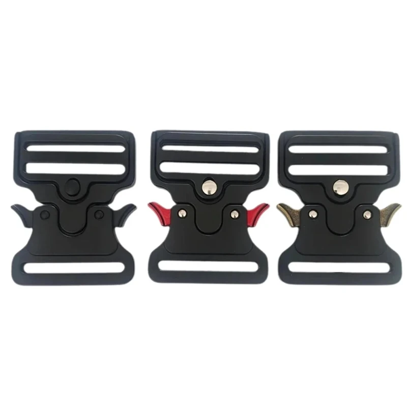 Men Tactical Belt Buckle 50mm / 2 inch Quick Release Army Combat Training Accessories Belt Buckles Men Belts Buckle Waist Buckle