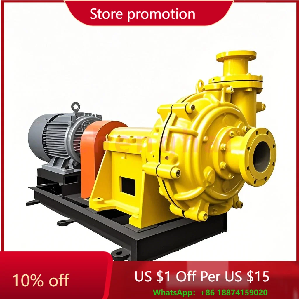 

CZME Horizontal Centrifugal Light Duty High Chromium Alloy Agricultural Diesel Engine Line Slurry Pumps Mining