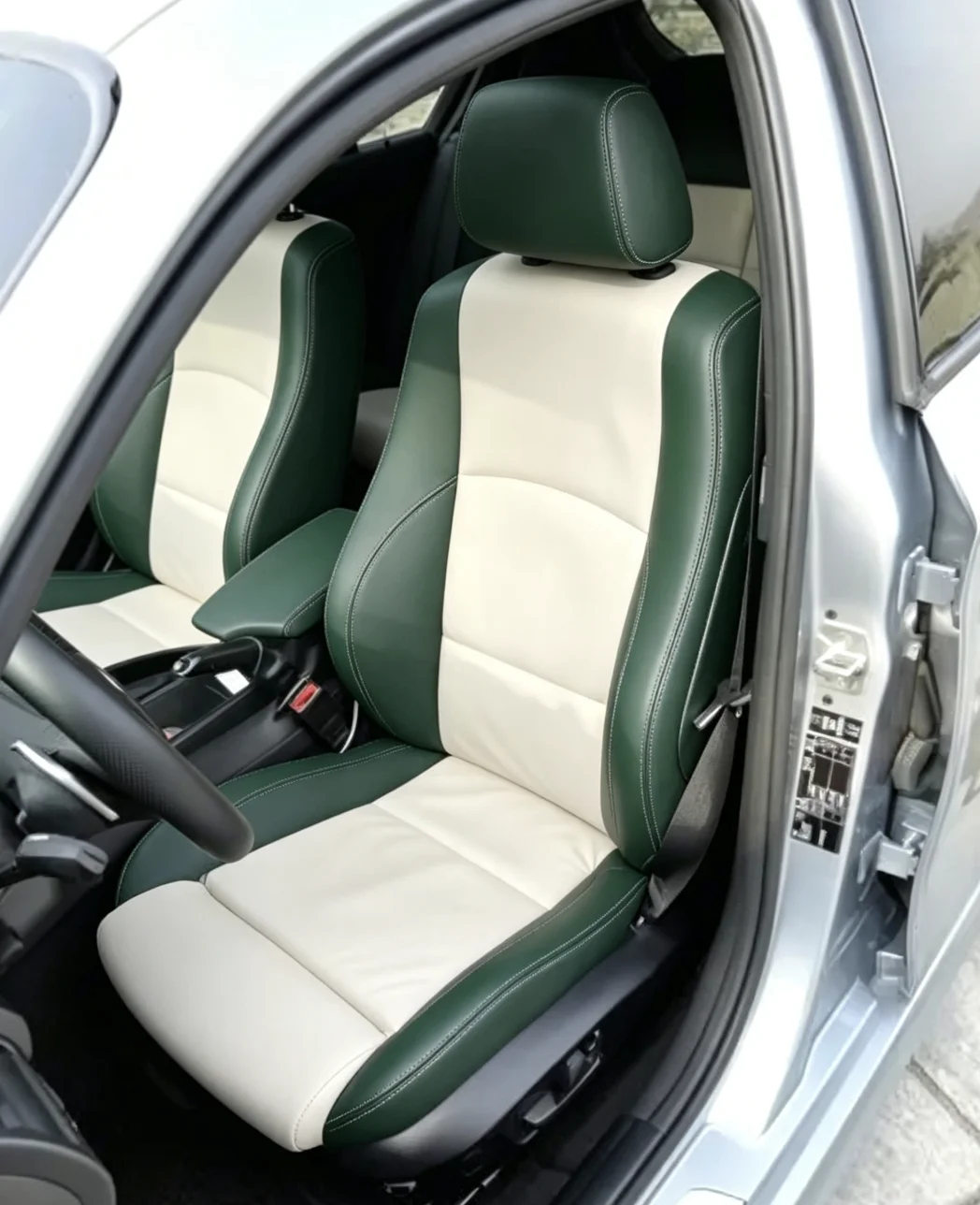 Für BMW E87 2008~2011 Maßgefertigte Autositzbezüge Luxuriöses Nappaleder 100% Passgenau Innenausstattung 360 ° Vollständige Abdeckung – Detail 3