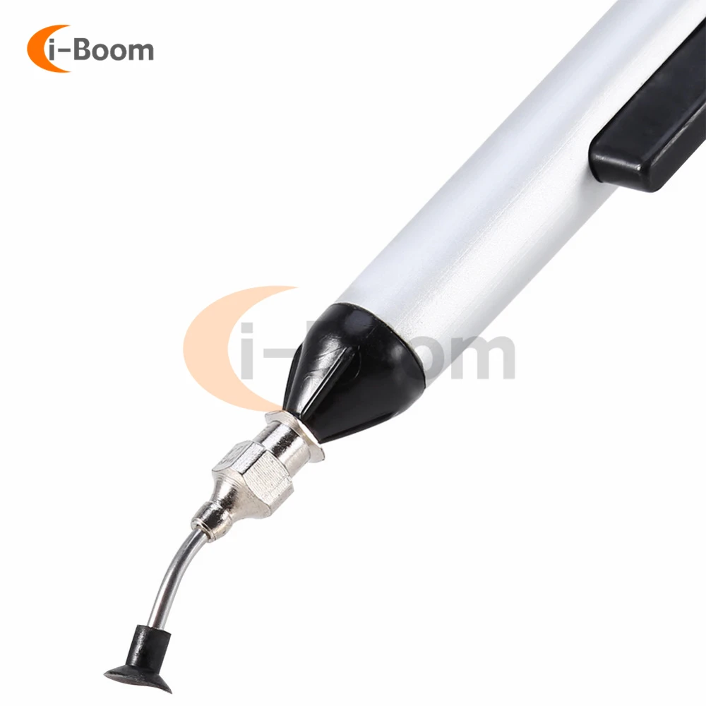 Anti-static IC SMD Vacuum Sucking Suction Pen Remover Tool IC SMD Tweezer Pick Up Tool Solder Desoldering with 3 Suction Headers