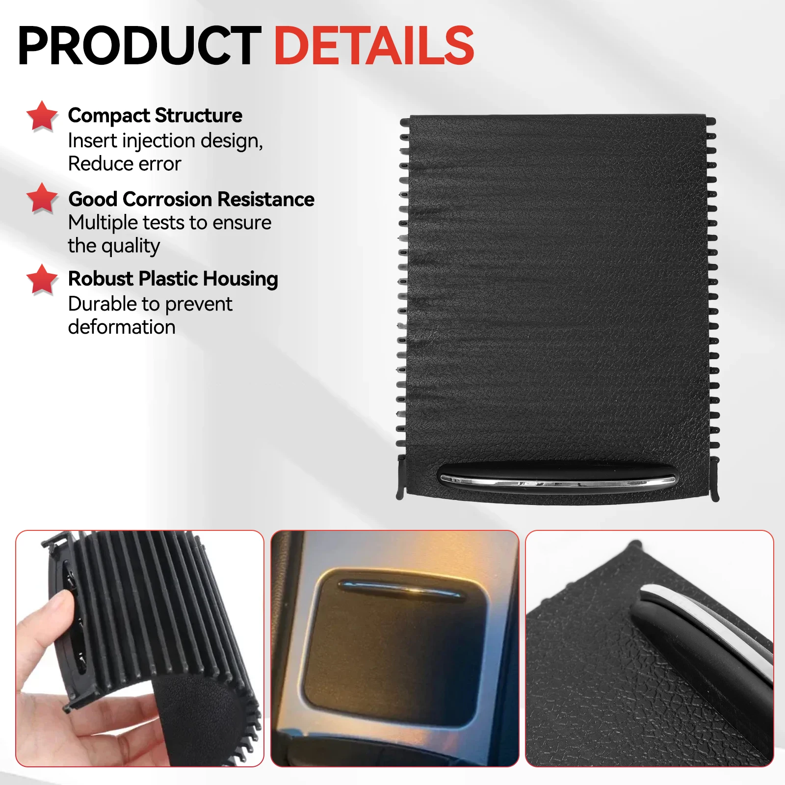 2036800123 سيارة مركز وحدة التحكم انزلاق مصاريع حامل الكأس لوحة المياه غطاء الأسطوانة صالح لمرسيدس بنز C الفئة W203 2000-2007