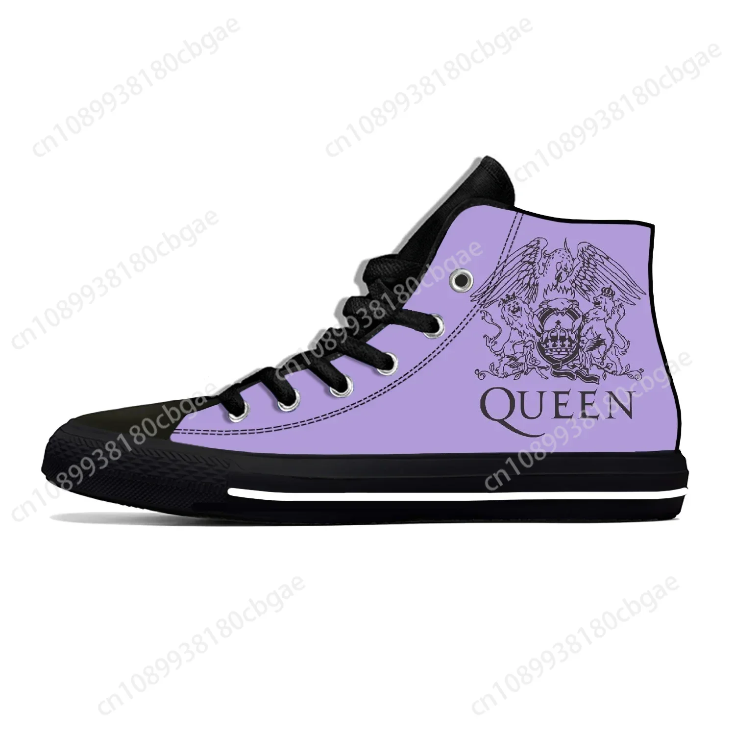 Hot Queen Freddie Mercury Rock Band Fashion Breathable Casual Shoes High Top Lightweight  Men Women Sneakers Latest Board Shoes