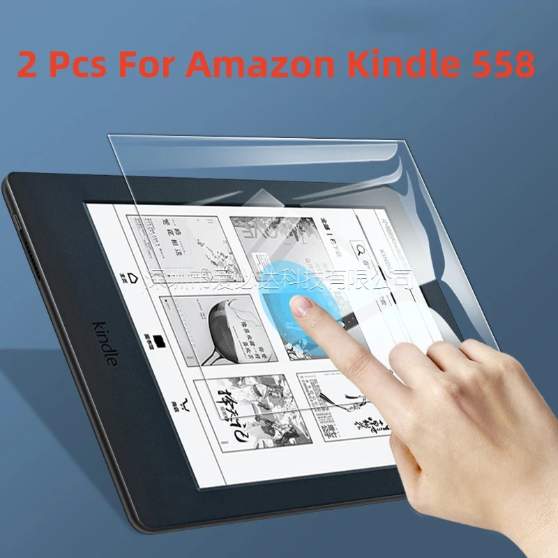 

2 Pcs Tempered Glass For Amazon Kindle 558 Taclet Screen Protector Protective Film