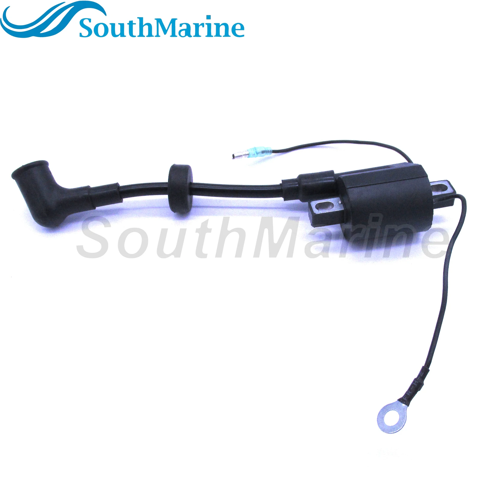 Boat Engine Ignition Coil Assy 6J8-85570-20/21 6E0-85570-00/01 for Yamaha 4HP 5HP 25HP 30HP 2-stroke Outboard Motor