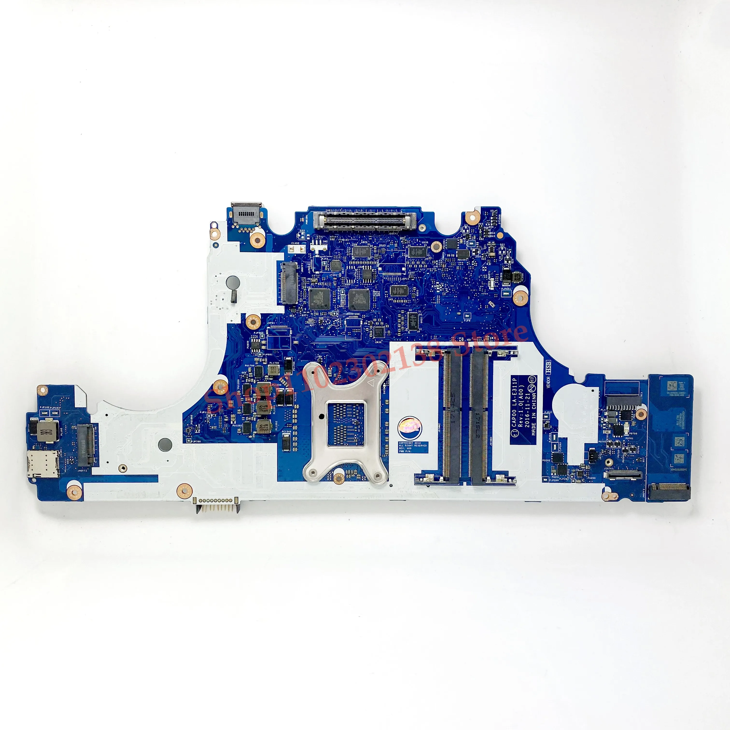 

YN21X 0YN21X CN-0YN21X W/SR32N I7-7820HQ CPU Mainboard For Dell 15 7520 Laptop Motherboard CAP00 LA-E311P 100% Full Working Well