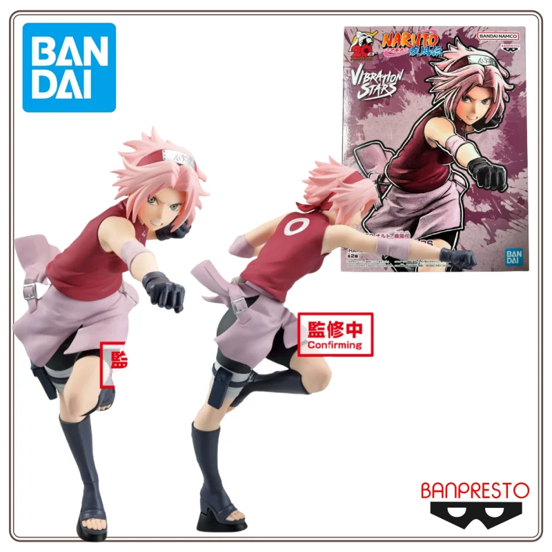 

In Stock Original BANDAI Banpresto Naruto Shippūden VIBRATION STARS Haruno Sakura Figure Anime Genuine Boxed Model