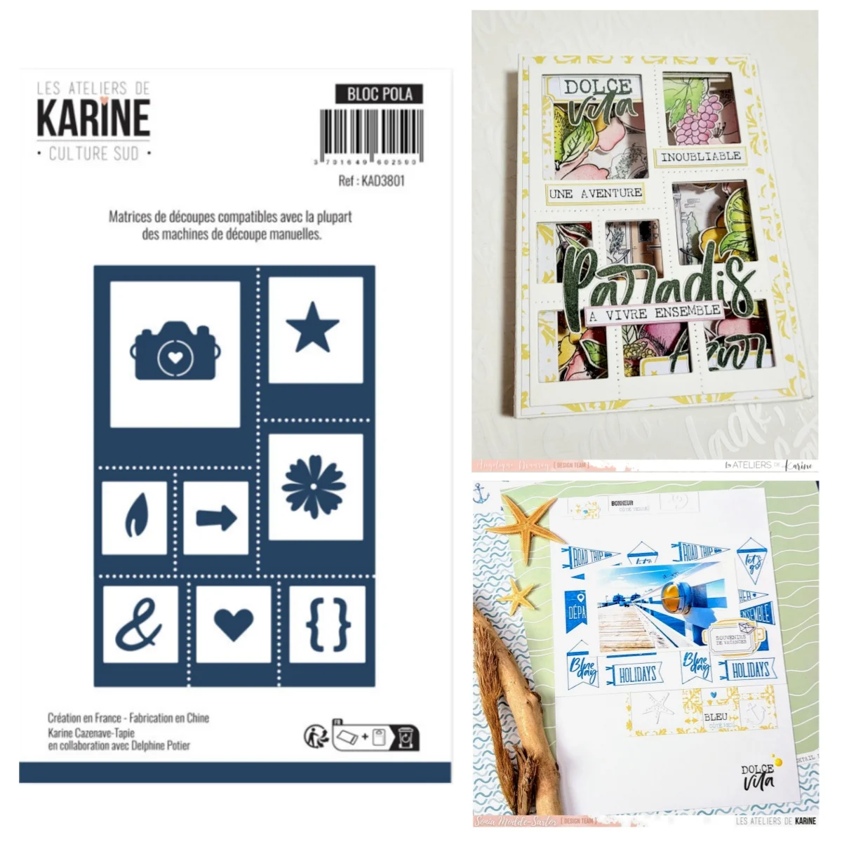 

Culture Sud Dies Bloc Pola Metal Cutting Dies DIY Scrapbook Embossed Handcraft Paper Card Album Craft Template Decoration 2025