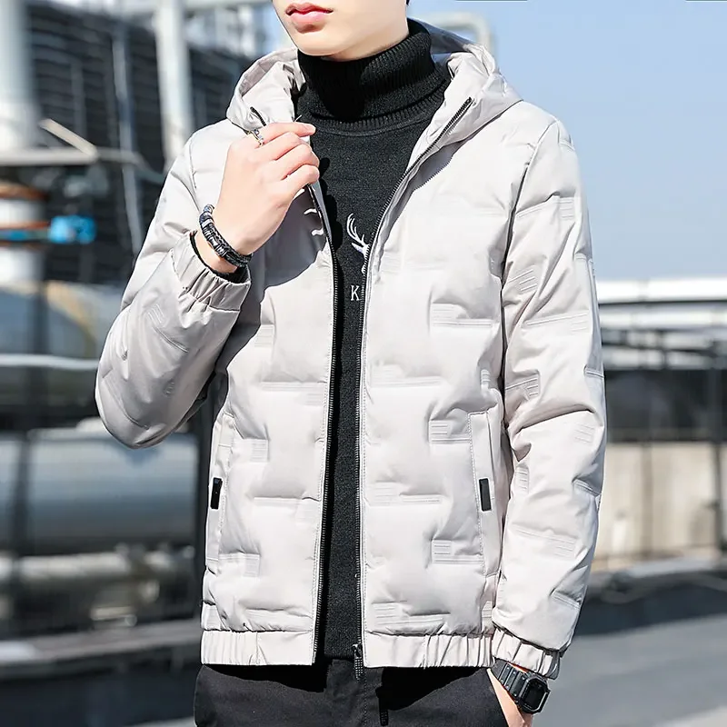 Men Autumn Outwear 2024 Winter Brand New Casual Warm Men Thick Waterproof Jacket Parkas Coat Windproof Hat Parkas Jacket Parkas