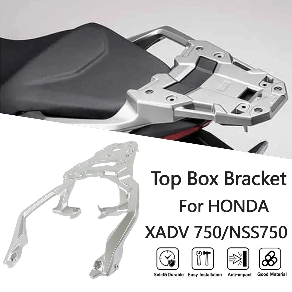 MTKRACING Top Box Bracket For HONDA XADV750 FORZA750 NSS750 2021-2024 Rear Luggage Holder Motorcycle Rack Cargo Shelf