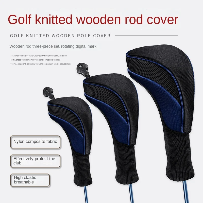 Outdoor golf supplies golf club cover hat cover golf wooden club hot selling protective cover golf dust proof accessories