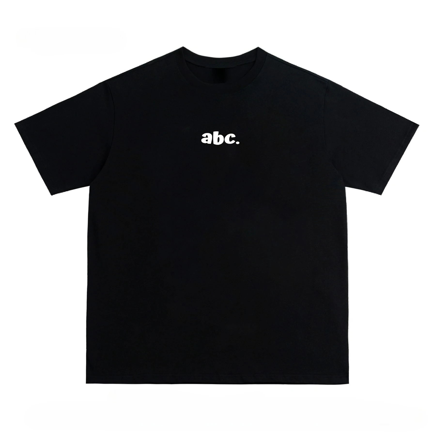 

Abc Letter, модная брендовая простая модная дышащая футболка, мужская и женская свободная и универсальная классическая футболка для пар, удобный топ