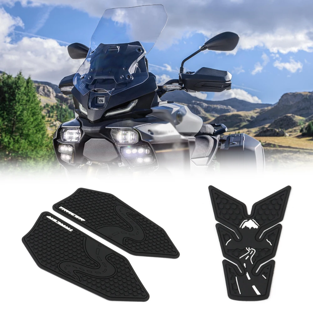 

2025 NEW Motorcycle tank Sticker pad Non-slip Side Fuel Rubber Waterproof Stickers For YAMAHA tracer 9 TRACER9 TRACER 9 GT Y-AMT
