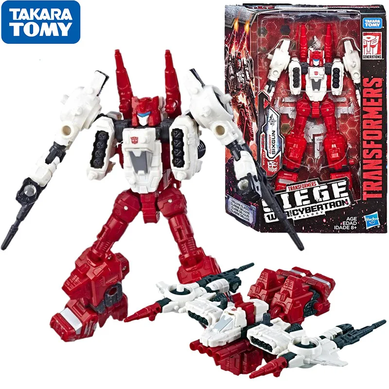 Transformers Sixgun Hasbro Siege War for Cybertron G1 Action Figure Anime Model Robot Toys Gift