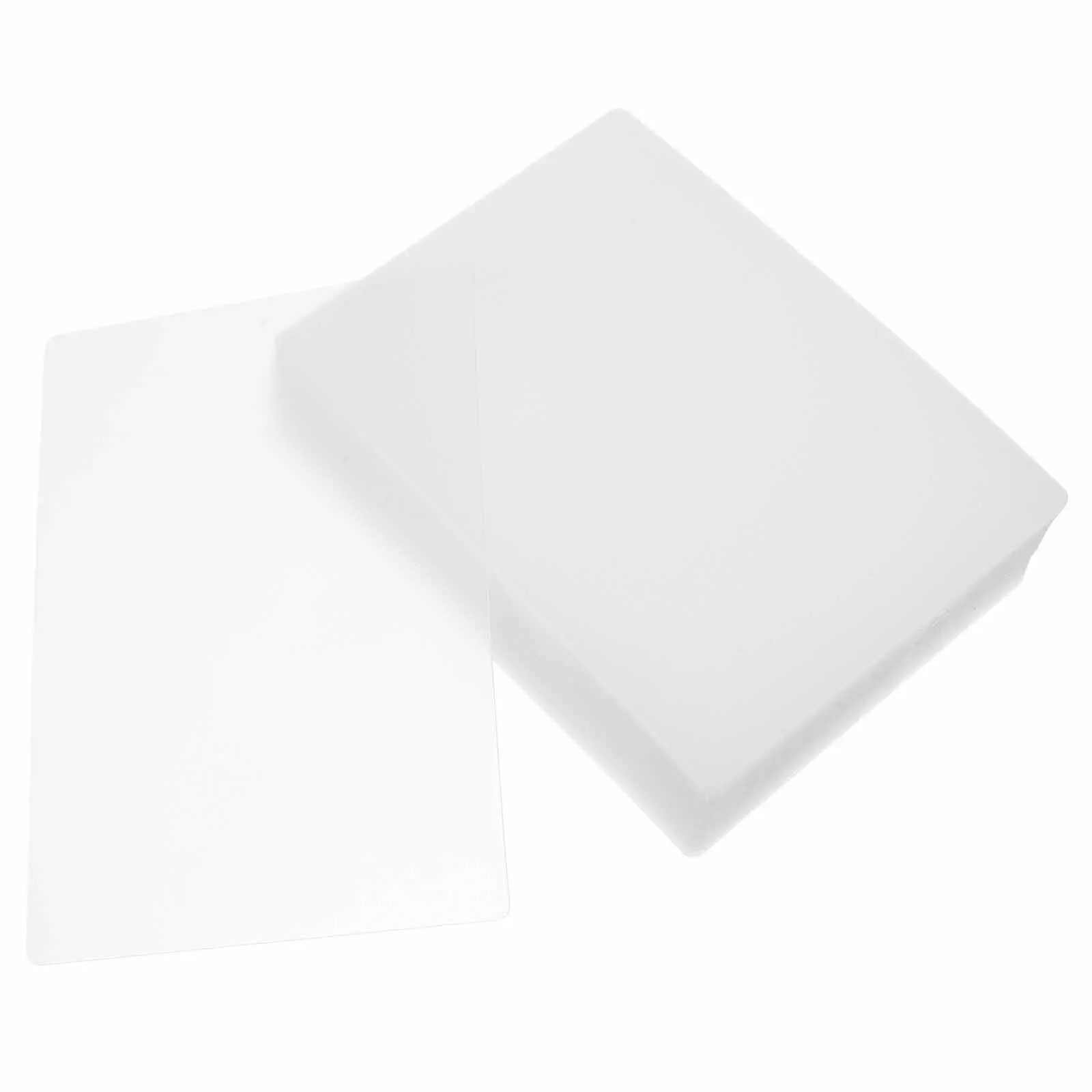 

50Pcs Clear Plastic Binding Covers Thick Transparent Sheets Waterproof Document Protector Film for A4 Reports Notebooks