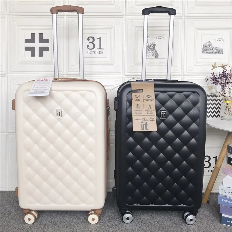 UK Fashion Brand travel luggage ins luxury spinner carry on trolley suitcase new style travel trolley case 20/24/28 inch