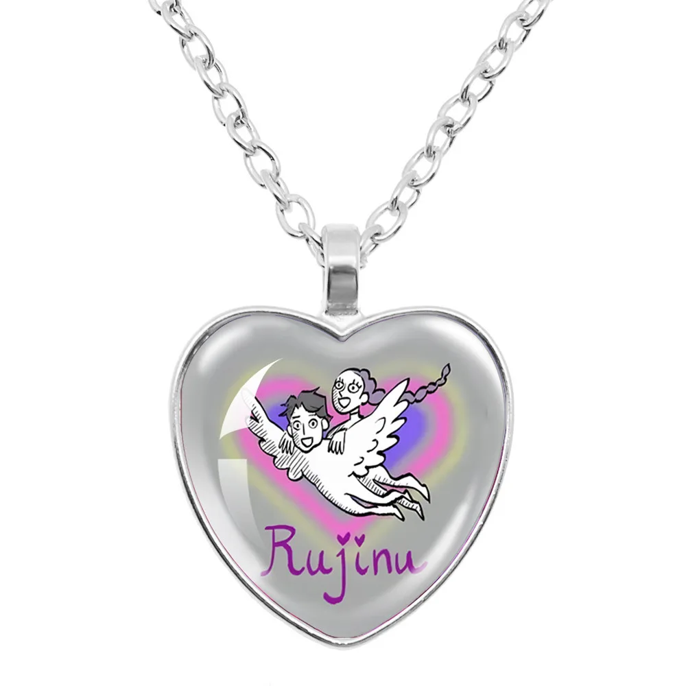 Gargantilla de cadenas Kpop Demon Hunter para niñas, Anime Rumi Mira Zoey, joyería de moda para mujeres, Cosplay para niños, juguetes clásicos, regalo, collar de corazón