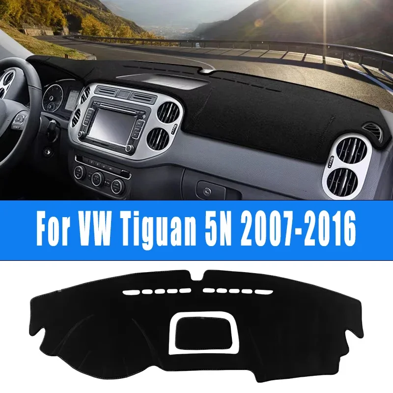 

Car Dashboard Mat Sun Shade Dash Cover Accessories For Volkswagen VW Tiguan 5N 2007-2016 2008 2009 2010 2011 2012 2013 2014 2015