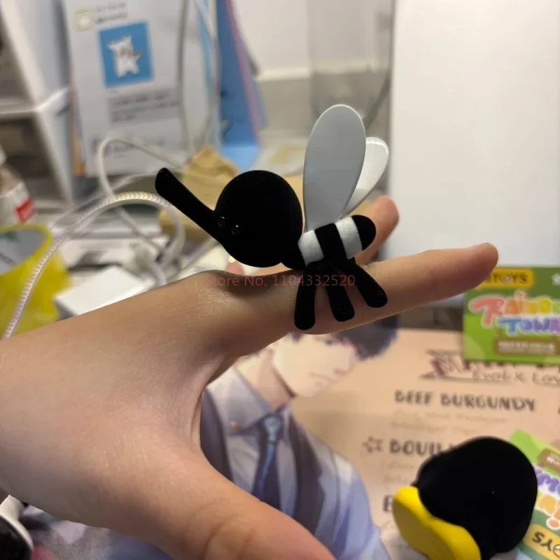 52 juguetes Rainbow Town caja ciega lindos animales blancos y negros serie Panda vaca muñeca de juguete de moda adornos divertidos de escritorio regalos para amigos