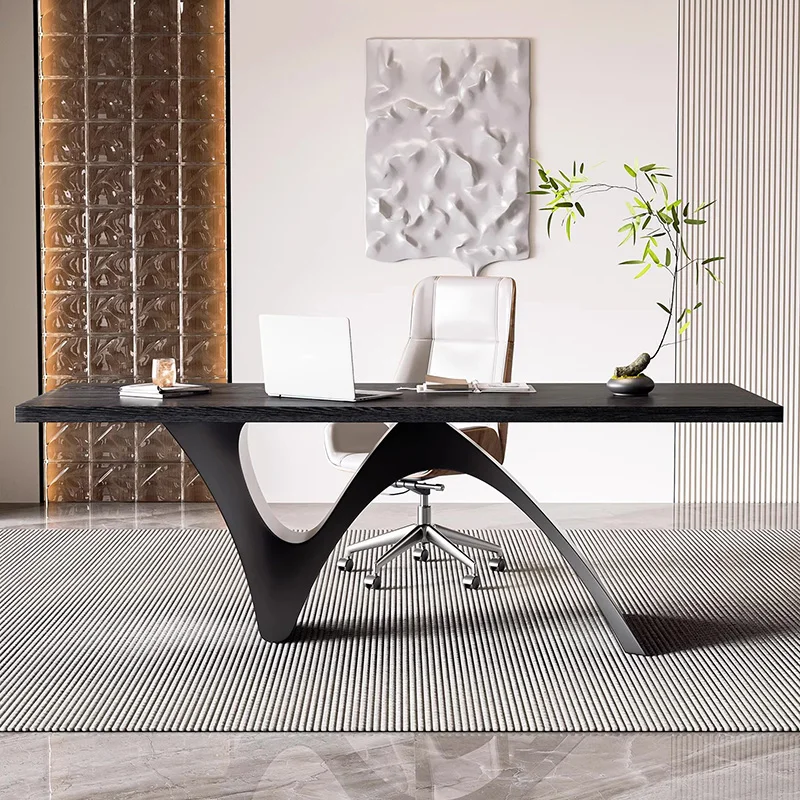 

Display Long Office Desk Luxury Large Design Nordic Standing Gaming Computer Office Desk Study Escrivaninha Commercial Furniture