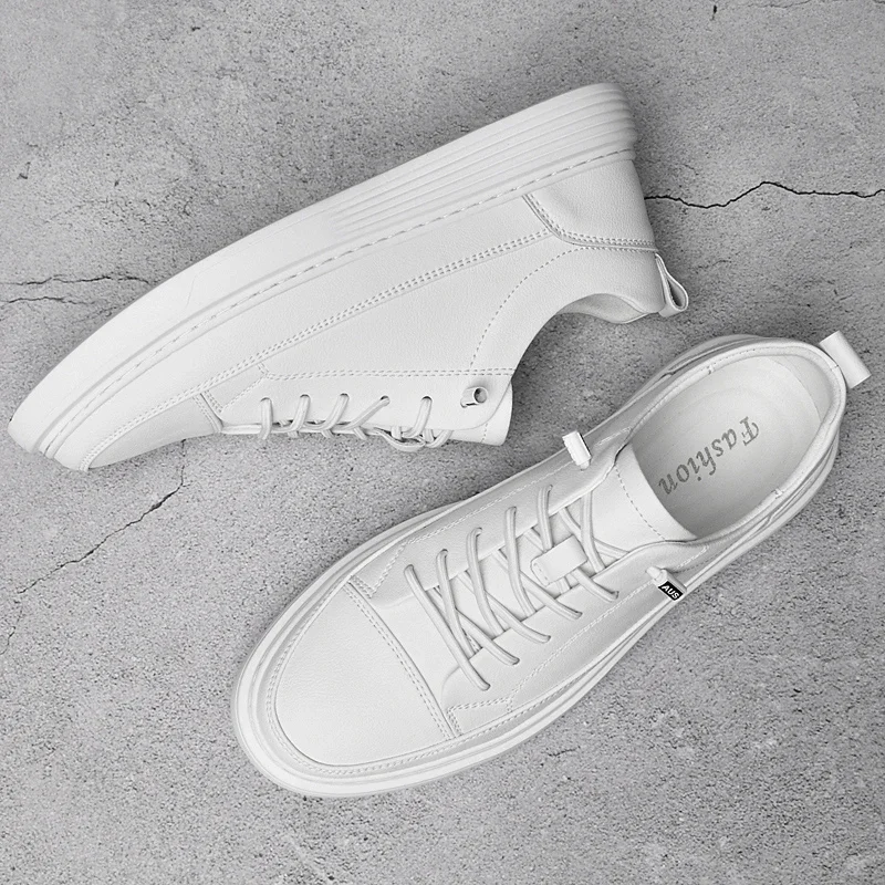 

Кроссовки мужские из натуральной кожи, роскошные брендовые белые модные дизайнерские универсальные, низкие, всесезонные, в стиле ретро