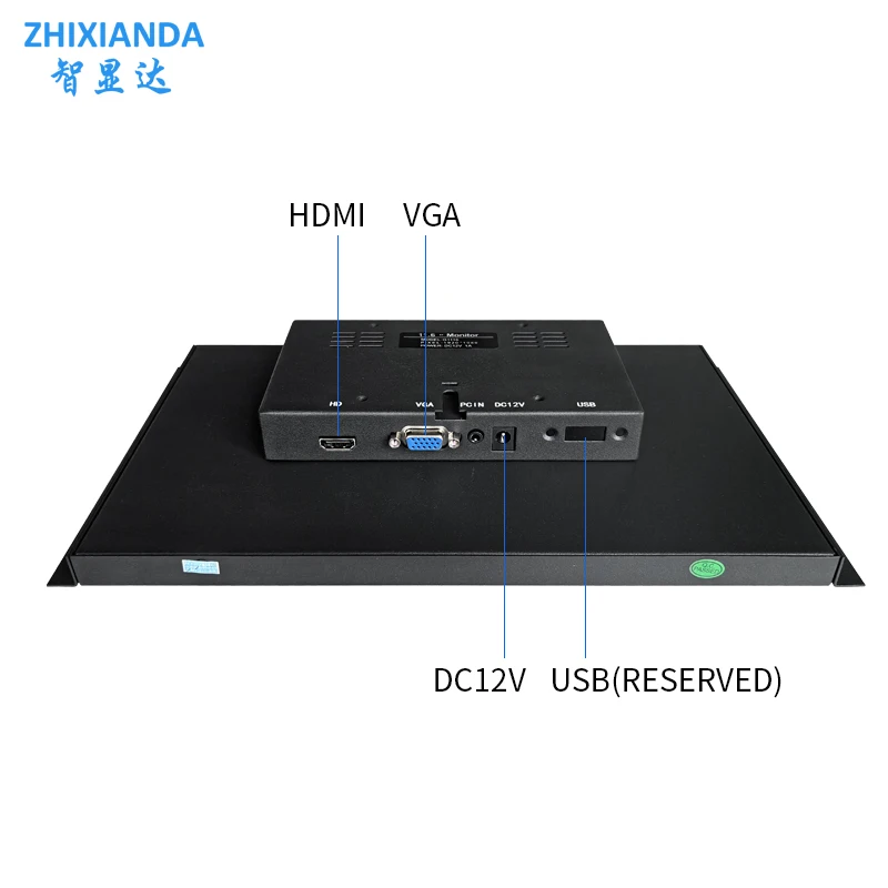 Factory Price 11.6 Inch 1920*1080 IPS VESA Metal Touch Screen Monitor Industrial Open Frame Monitor Display with HDMI VGA