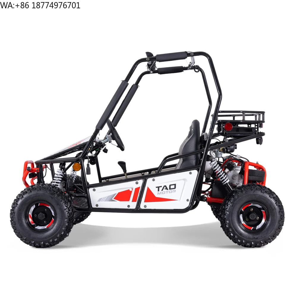 Buggy Tao Motor de Arranque Eléctrico de 125cc, Go Karts para Adultos, Automático, 125cc, 36V, Buggy de 150cc con Arranque Eléctrico, Transmisión por Cadena, 60km/h
