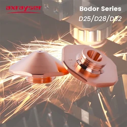 Axrayser Bodor Cutting Nozzle Laser Nozzles Copper Single Layer/Double Layers D25 H15 M11 D32 H15 M14 for Bodor Fiber Machine