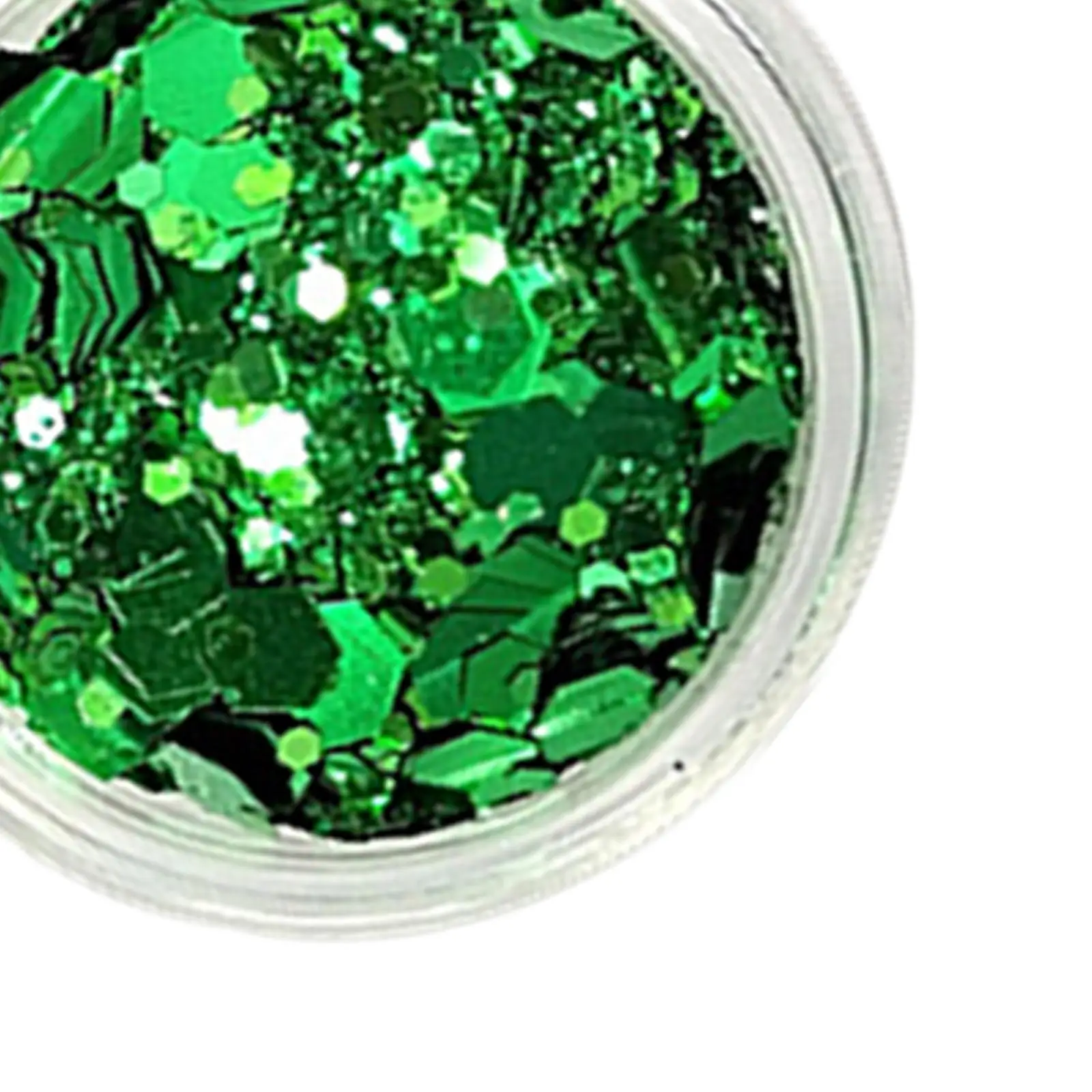 4 ชิ้น Sparkle เลื่อม Flake Chunky Glitter ตกแต่งเล็บ 2.5 มล. หลวม