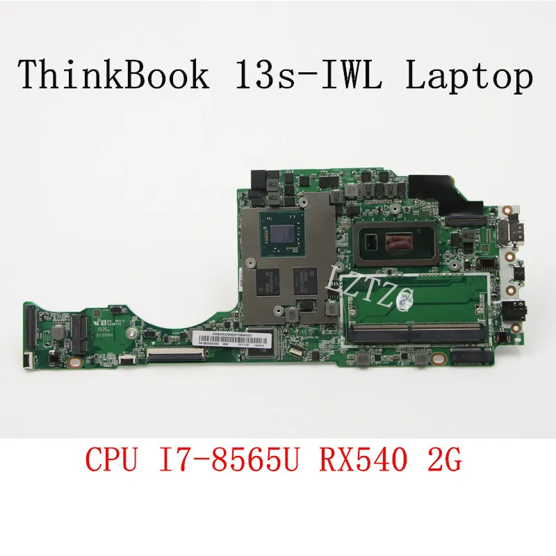 

BM5844A-V1.2 For Lenovo ThinkBook 13S-IWL Laptop Motherboard With I7-8565U CPU RX540 2G FRU 5B20S42589 100% Tested OK