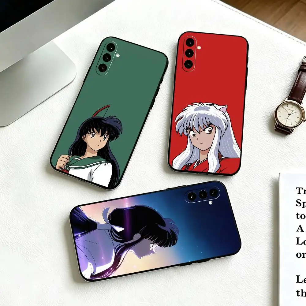 Anime Inuyasha  Phone Case For Samsung Galaxy A73,A72,A71,A70,A53,A52,A51,Others Soft Black Cover