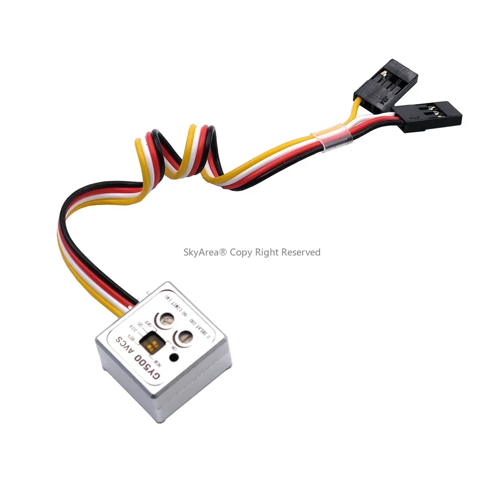 RC Model Mini Heading Lock Digital Gyro Gyroscopes GY500 AVCS for Helicopter Car Fixed-wing Aircraft Single Axis 450 Drone Parts