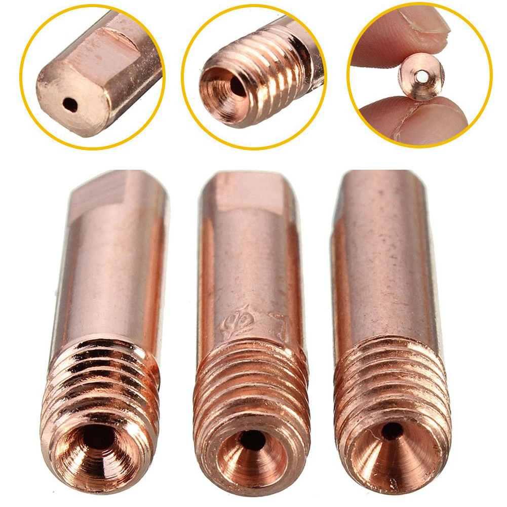 

15AK Welding Repair Parts 14PCS 2 Nozzles 10 Contact Tips 2 Holders Nozzle Holder Kit Compatible with 15AK 0.8mm