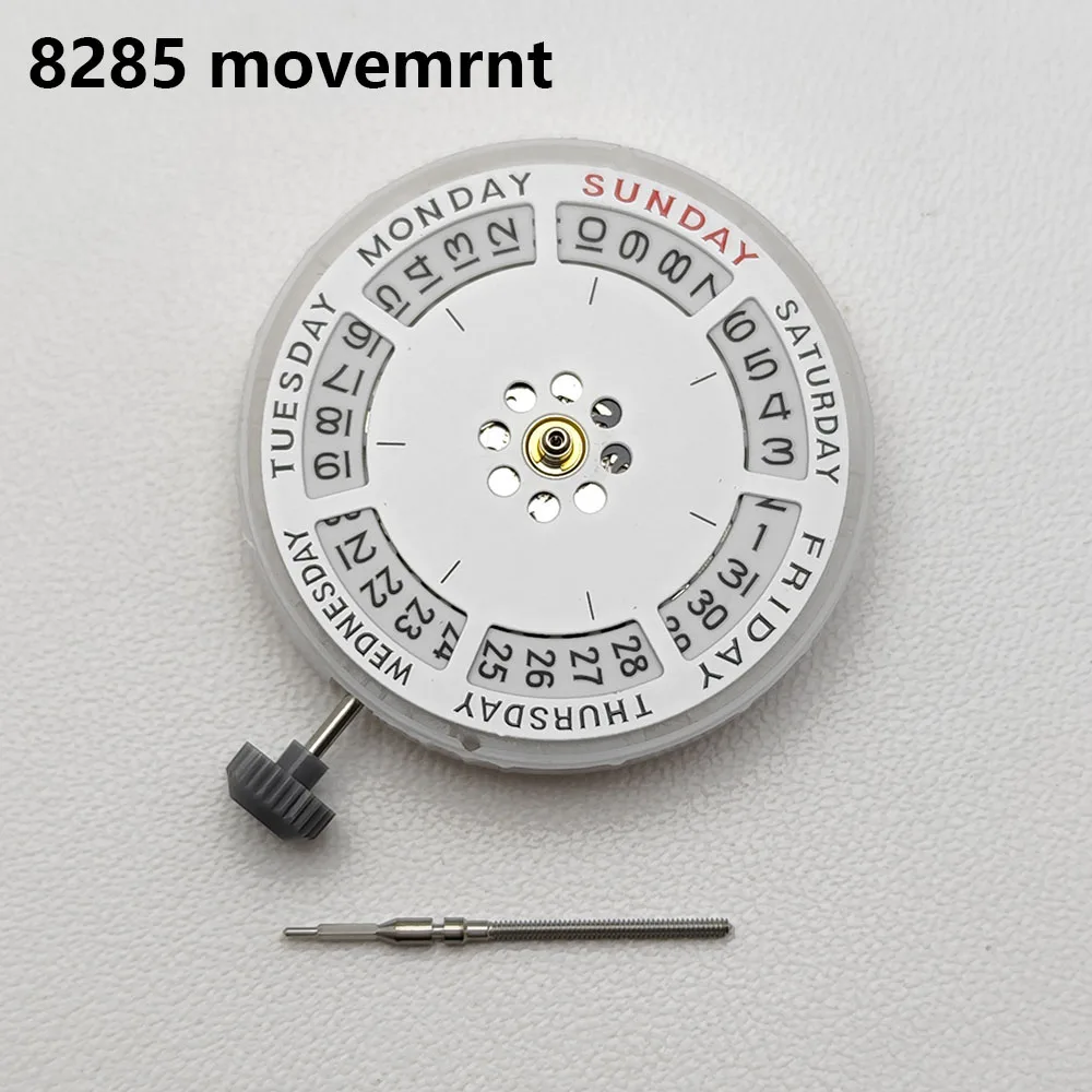 

8285 movement High Accuracy dual calendar white movement 8285 mechanical movement men's Automatic Watch accessories