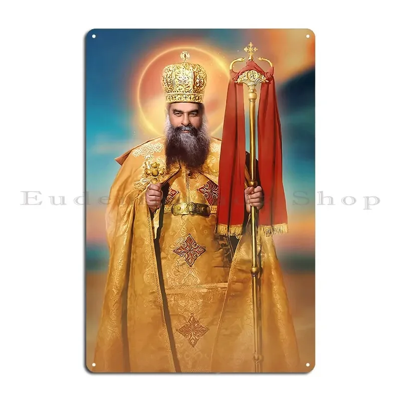 Pope Kyrillos Vi Of Alexandria Metal Signs Club Kitchen Create Decoration Printed Tin Sign Poster