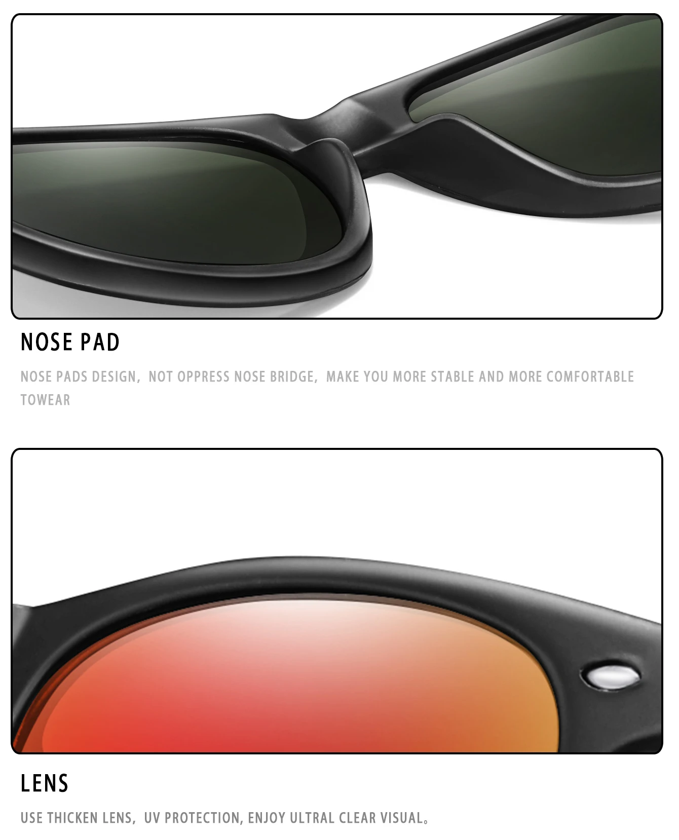 1 paar/3 Paar Radfahren Sport Fahrer Retro Männer Frauen Sonnenbrille Weibliche Marke Design Angeln Brillen Shades Oculos de Sol UV400 – Detail 14