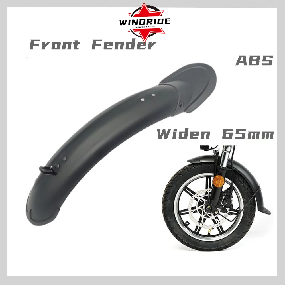 14 Inch Lithium Battery Electric Vehicle Front and Rear Fenders ABS Plastic Widened Water Flaps