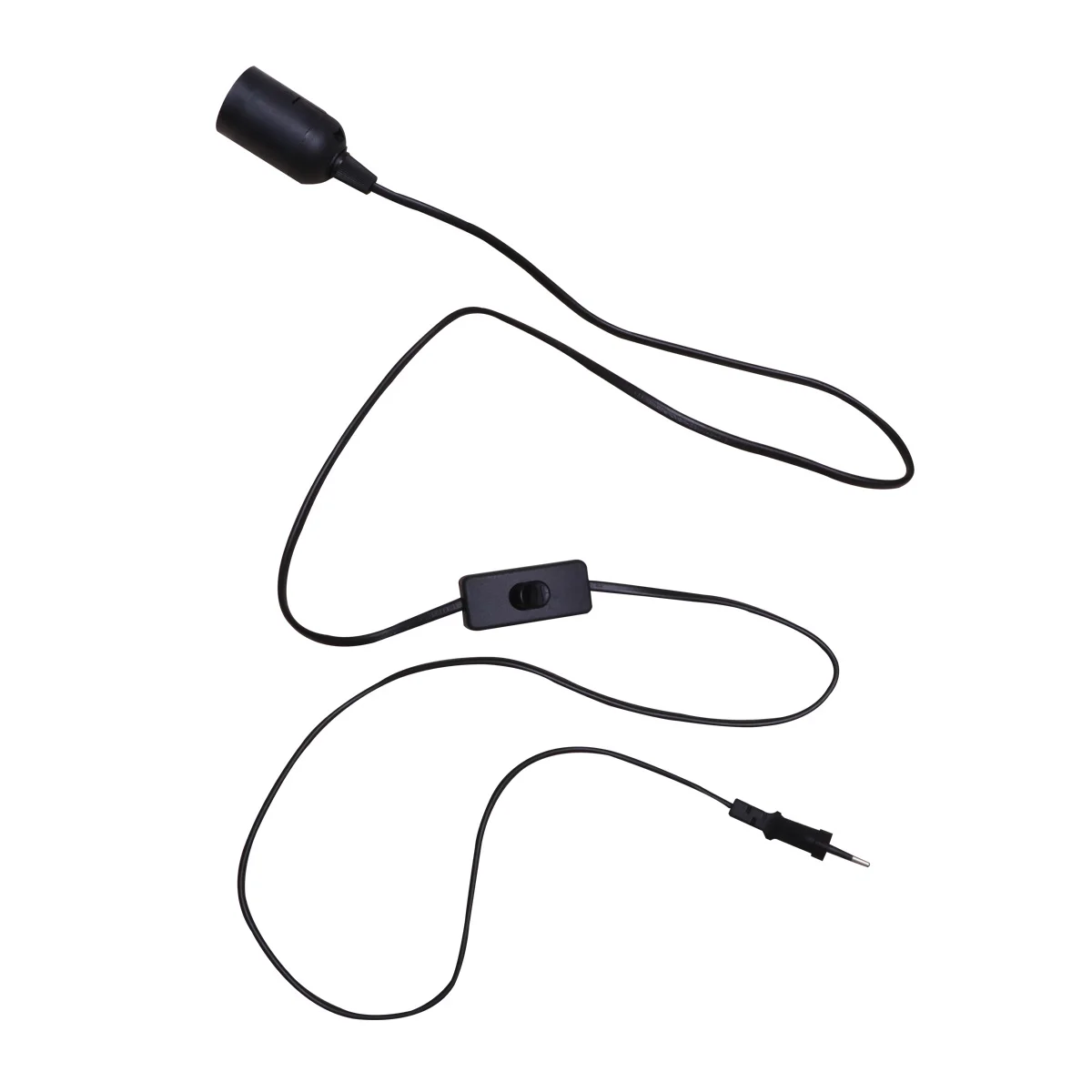 

1.8M E27 Light Socket Lamp Bulb Holder With On Off Switch Cord For Home Office Studio Basement Shed Barn Attic Lighting Fixture