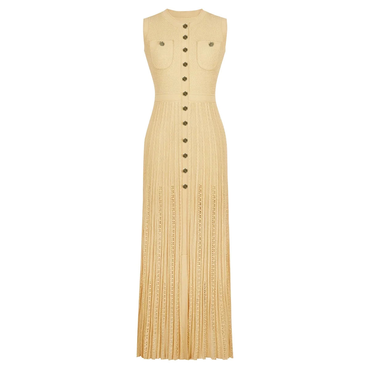 robe-longue-sans-manches-pour-femmes-personnalisee-25107-haute-qualite-en-stock-celebrite-d'internet-coupe-cintree-crochet-fleur-en-stock