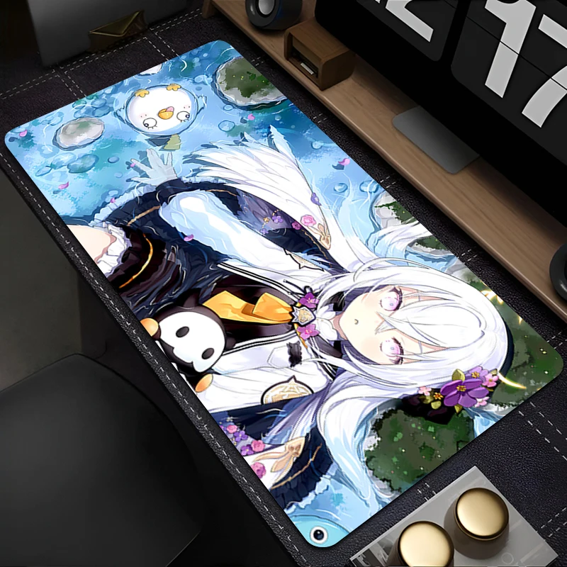 Muismat Muismat Gaming Accessoires Kantoor HD Toetsenbord Pad Groot B-blauw Archief Shirasu Azusa Bureaumat PC Rubber Uitgebreide Pad
