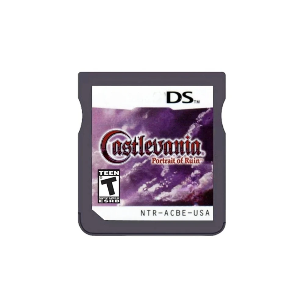 Cartuchos de jogo NDS Castlevania Series Castlevania Roubado Gravura Labirinto Galeria Cangyue Cross Jogo em inglês