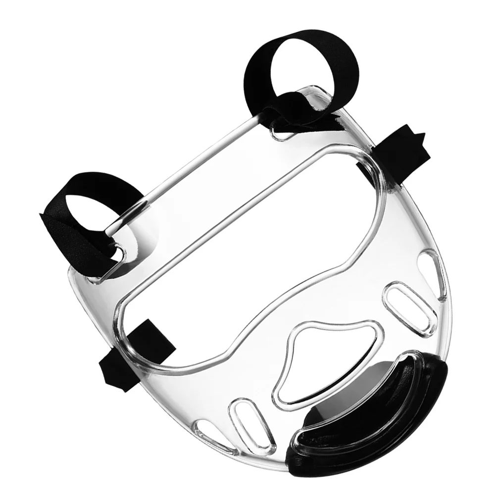 

Professional Kids Boxing Face Guard Clear Protective Face Hood for Taekwondo Kickboxing Karate Sparring Protective