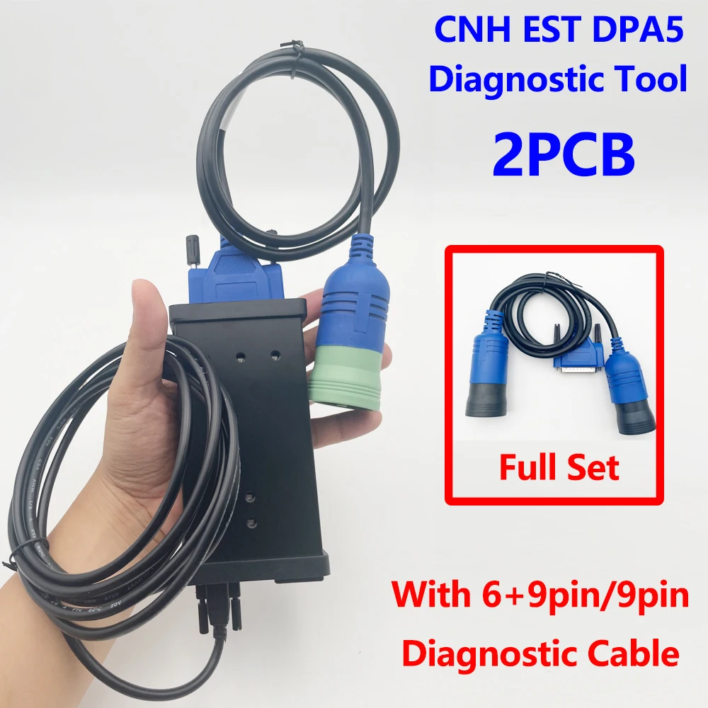 New Holland Case Diagnostic Kit C-N-H EST DPA 5 Diesel Engine Electronic Service Tool With Engineering Software Truck Scanner