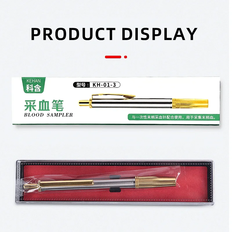 Blood Collection Pen, Stainless Steel Blood Leakage Device, Continuous Puncture Guidance