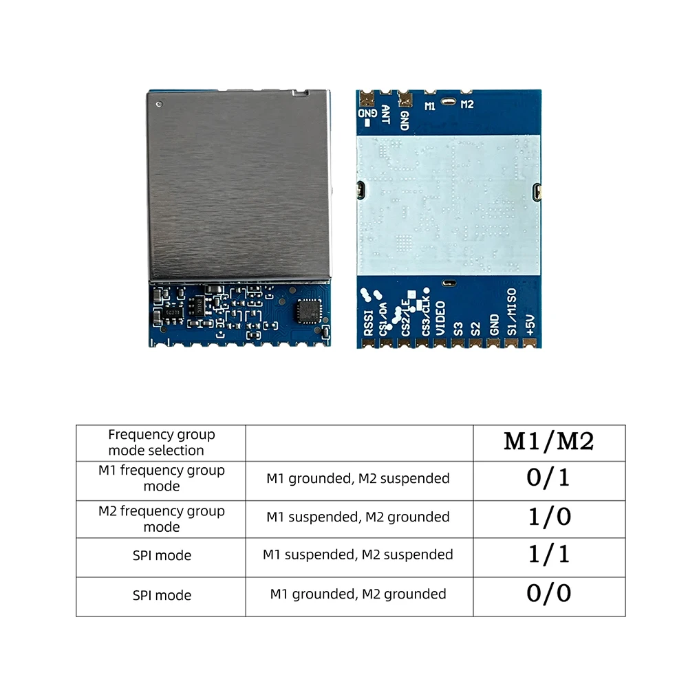 RX4500-SPI 4.5G FPV Wireless Receiver Module Image Video Transmission 3300-5110MHz Broadband Reception for Drones RC Vehicles