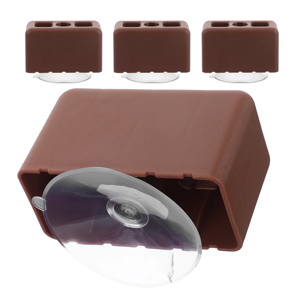 4 Pcs Baby Playpen Child Fence Connector Anti-slip Stabilizer Connection Tool Brown Holder