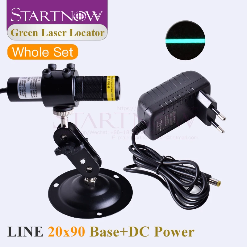 Startnow Laser Module Set 20*90 520nm Alignment Line 5V Green Light Locator For CNC Woodworking Machine Laser Pointer Mark Beam