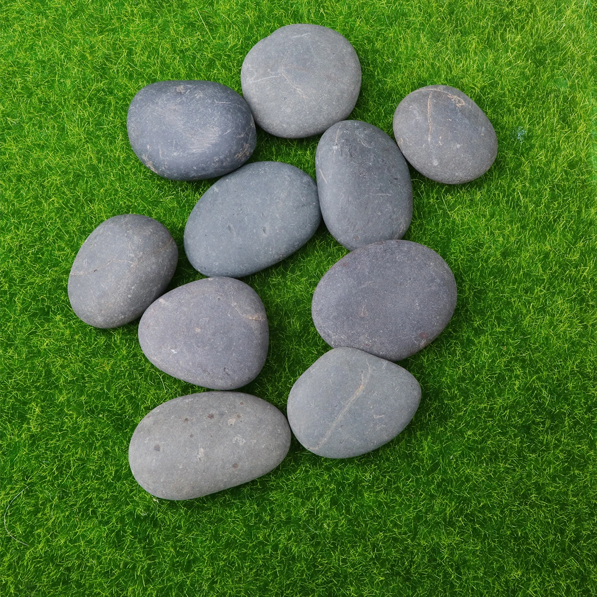 10 Pcs Rocks for Painting Hand Painted Stones Crafts Drawing Painted Stones Projects Cobblestone DIY River Pebbles