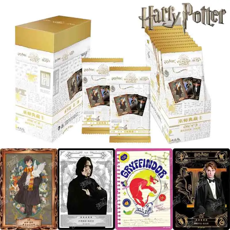 New Genuine Harry Potter Collection Cards Booster Box Wizarding World Series Peripheral Game Cards Hobby Collectible Kids Toys