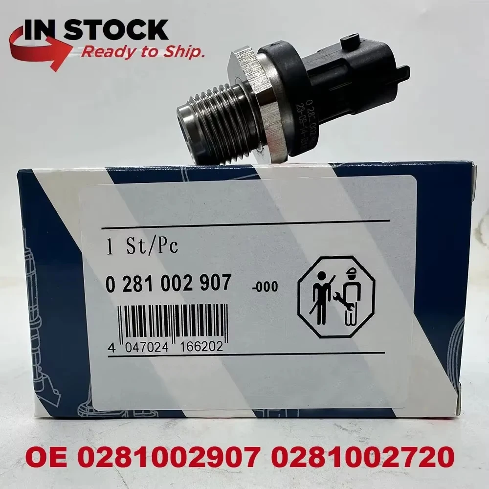 Novo 0281002907 0281002720   Regulador comum do sensor de pressão do trilho de combustível para r-enault mercedes mwm v-w c-hevrolet